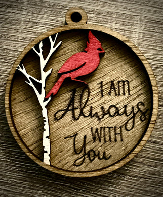 Cardinal ornament