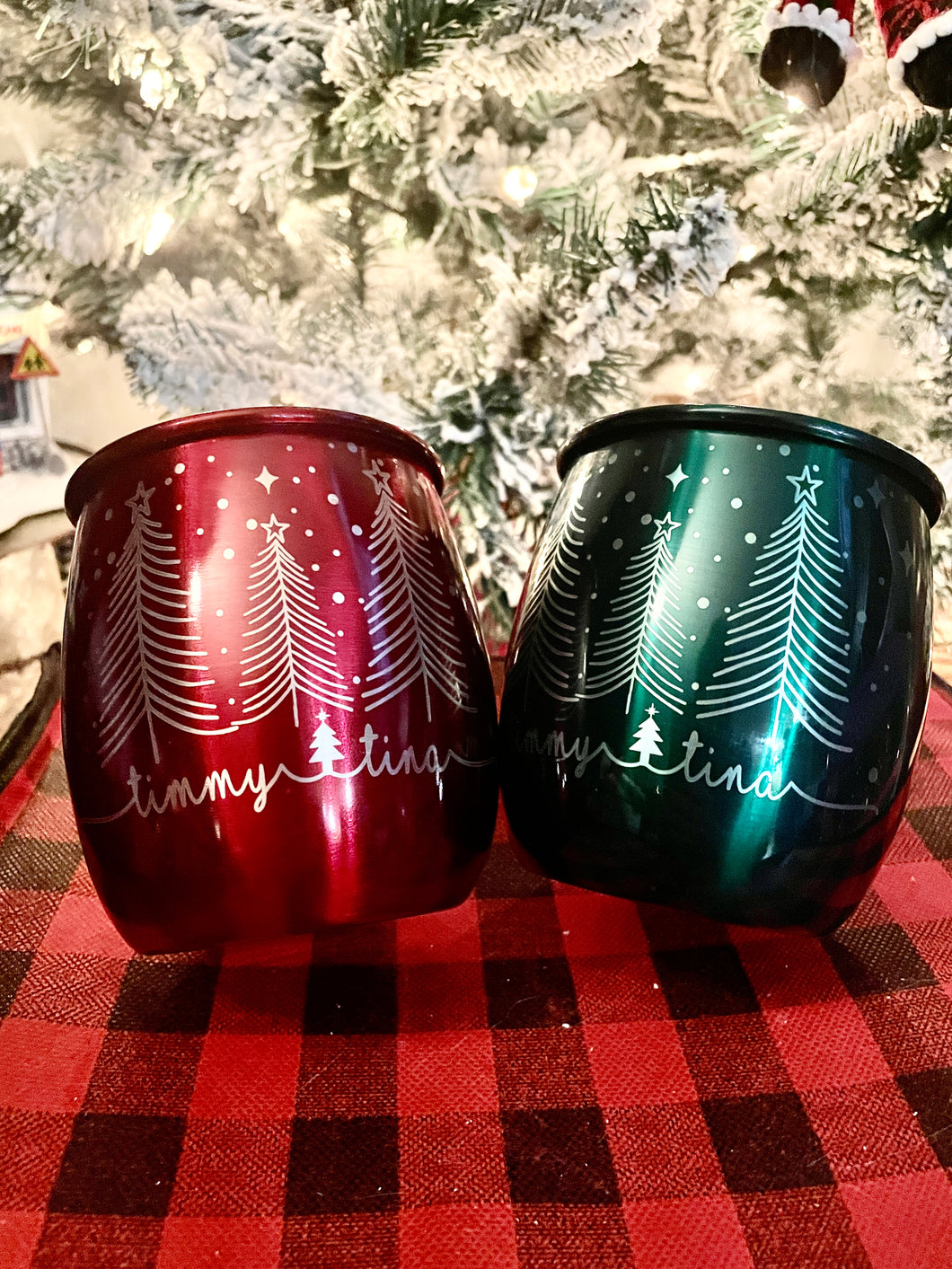 Christmas campfire mugs