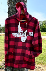 Plaid Distress Hoodie