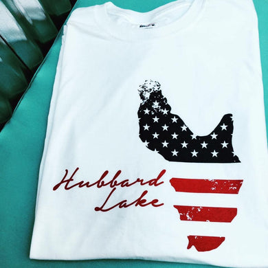 Hubbard Lake Flag shirt